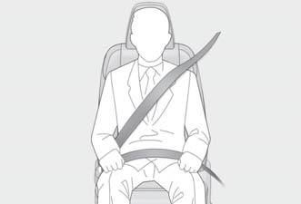 Lexus NX. Seat belt instructions for Canadian owners (in French)